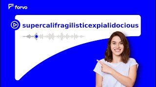 How to pronounce supercalifragilisticexpialidocious in English [upl. by Festatus280]