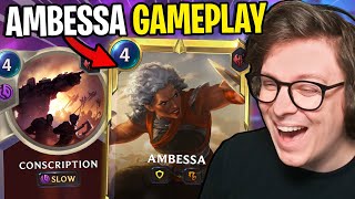 I LOVE THIS NEW CHAMPION Never Stop Attacking with AMBESSA [upl. by Zelig]