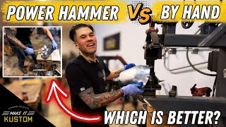 Power Hammer VS Hand Tools 🔥 Making a Distributor Cove  Model A Firewall [upl. by Eudocia]