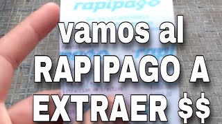 COMO extraer dinero por Rapipago O pago facil Vamos juntos a retirar dinero de la cuenta bancaria [upl. by Nichole]