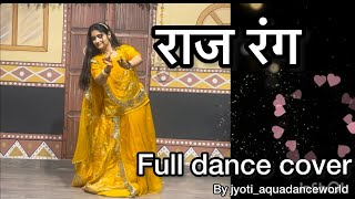 Raj Rang  Rajasthani dance cover by Jyoti  mashup  Deepika prajapat [upl. by Haldan]