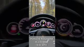 INSANE LAUNCH Porsche Panamera 4s ehybrid [upl. by Johiah]