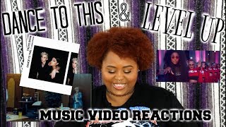 DANCE TO THIS amp LEVEL UP MUSIC VIDEO REACTIONS [upl. by Ahsemat914]