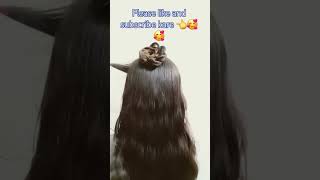 Poni hair style viral video viral hair style subscribe kare 💞💞🫰💫💫 [upl. by Rachaba]