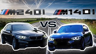 BMW M140I VS BMW 240I WHICH IS FASTEST IN A RACE STAGE 2 PLUS [upl. by Combes844]