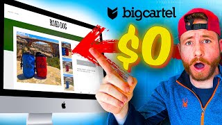 How To Make An Online Store For FREE Big Cartel Tutorial [upl. by Lowenstern]