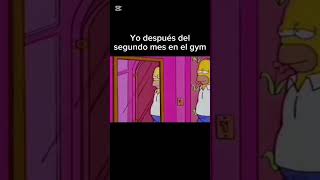 Homero Simpson sabe cosas del gimnasio gym memesgym humor homerosimpson simpsons tiktok [upl. by Bohun199]