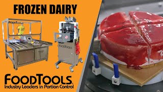 Ice Cream Cutting Machines  Frozen Dairy Product Slicing  FoodTools [upl. by Hales]