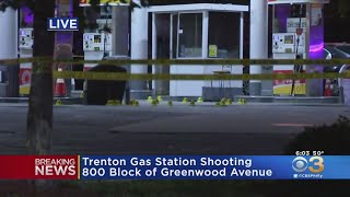 Man Teen Injured In Trenton Shooting Outside Gas Station [upl. by Hanley]