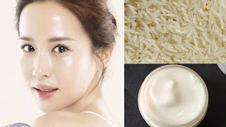 চাল দিয়ে বানাও অতি সহজে ফর্সা হওয়ার ক্রিম । Korean Inspired DIY Rice Cream । Rice Cream For Face [upl. by Braca]