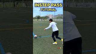 WAO🤯instep pass tutorial football skills viralshort shorts [upl. by Trebla]