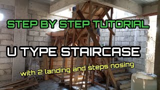 STEP BY STEP TUTORIAL SA PAGGAWA NG HAGDANLAYOUT TO FINISH PARA MAUNAWAAN MOHagdanutypestaircase [upl. by Ardra]