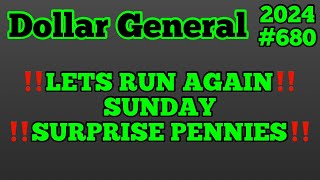 2024680🏃🏽‍♀️🏃‍♂️Dollar General Couponing‼️LETS RUN AGAIN‼️SUNDAY SURPRISE PENNIES😱Must Watch👀👀 [upl. by Ilyak]