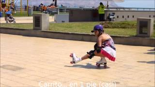 Aprendiendo a patinar en quads  febrero [upl. by Annaert69]