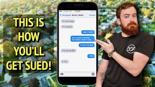 Getting Sued For Texting AND Cold Calling 😨 [upl. by Eittam9]