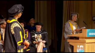 Honary Doctorate Tribute to Shabana BasijRasikh SOAS Graduation 2016 SOAS University of London [upl. by Attenhoj]