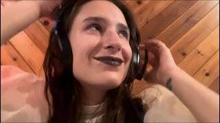 ASMR HEADSET TINGLES PT 2 PURRING EATING FREEZE DRIED ICE CREAM 🍨 SPRAYING YOU WITH SOFT MIST 😴 [upl. by Rebmeced244]