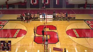 Sheboygan South vs saint ambrose Boys Varsity Volleyball [upl. by Gonroff]