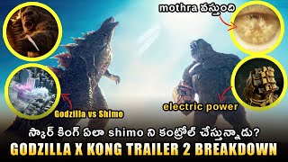 Godzilla x Kong The New Empire Trailer 2 Breakdown in Telugu  Telugu Leak [upl. by Sasha430]