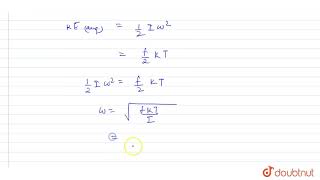 Temperature of diatomic gas is 300 K If moment of intertia of its molecules is 828 xx 103 [upl. by Assilak]