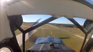 Tail wheel cross wind wheel landing lesson [upl. by Nahtaneoj863]