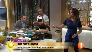 Jonas bjuder på superfrukost  Nyhetsmorgon TV4 [upl. by Shields]