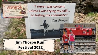 Jim Thorpe Run Festival 7 Miler and Marathon on the Lehigh Gorge Trail Jim Thorpe PA [upl. by Ettenrahs296]