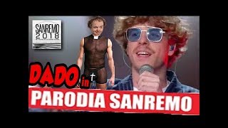 Lo Stato Sociale  “Una vita in vacanza”  Sanremo 2018  DADO PARODIA [upl. by Hemphill]