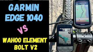 Garmin Edge 1040 vs Wahoo Elemnt Bolt v2 Navigation Test deutsch [upl. by Alboran38]