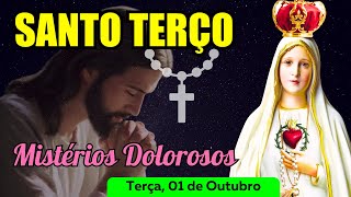 Santo Terço Terça Feira 01102024 🌹 Mistérios Dolorosos 🌹 Terço Mariano [upl. by Onileba]