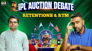 IPL Auction Debate Retentions and RTM  R Ashwin  PDogg [upl. by Laeno852]