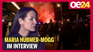 Demo gegen eine Regierungsbildung ohne FPÖ  Maria HubmerMogg [upl. by Liebermann]