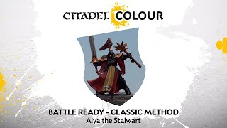 How to Paint Battle Ready Alya the Stalwart – Classic Method [upl. by Haynes44]