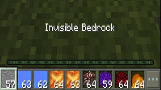 New blocks in Minecraft how the get invisible bedrock and many items in minecraft pe 2019 [upl. by Yroger706]