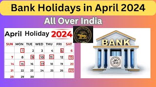 Bank Holidays in April 2024 bankholidayinapr2024 2024bankholidays advayainfo [upl. by Klemperer]