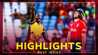 9 To Win off 6 Balls  Highlights  West Indies v England  5th T20I [upl. by Zippel316]