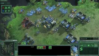 13 HD Battle Report 1  StarCraft II alpha [upl. by Yendis]