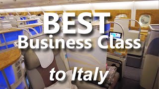 Emirates Business Class from New York JFK to Milan MXP [upl. by Brion175]