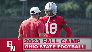 Ohio State Football Continues 2023 Fall Camp [upl. by Adnilak368]