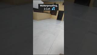 Waterproofing Made EASY💦💦💦💦💦shorts art home interiordesign painting [upl. by Tildie535]