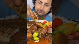 Pork belly meat mukbang foodie asmr indianasmr foodvlog [upl. by Berkow316]