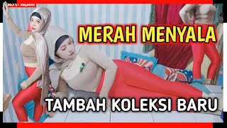 LEGGING LYCRA MERAH NI BOS [upl. by Riannon]