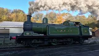 End of the shift at Grosmont MPD on the North Yorkshire Moors Railway [upl. by Wymore]