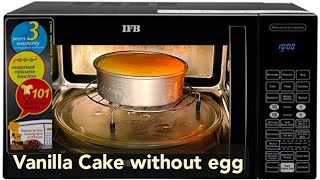 Vanilla cake without egg in microwave Sponge cake without egg in microwave fabcollection [upl. by Hgieleak]