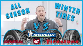 General vs Firestone vs Michelin  All Season Tires vs Winter Tires Explained [upl. by Landes885]