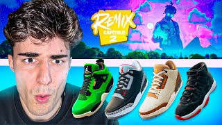 NUEVAS ZAPATILLAS NIKE JORDAN y ZONA DE JUICE WRLD en FORTNITE 🎤😱 [upl. by Ociram82]