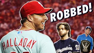 Roy Halladay was ROBBED  A Baseball Story [upl. by Sairahcaz]