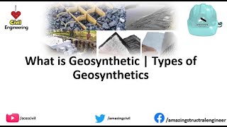 What is Geosynthetic  Types of Geosynthetics [upl. by Haimehen]