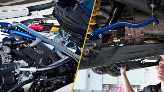 Sway Bar vs Strut Bar Whats the Difference 2024 [upl. by Almita]