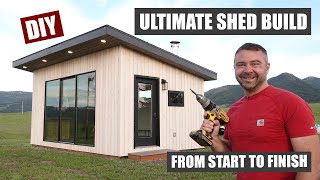 12x20 Ultimate Shed Build from Start to Finish [upl. by Chelsea]